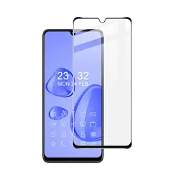 Скло захисне PowerPlant Full screen Samsung Galaxy A22, Black (GL609833)