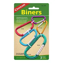 Карабін брелок Coghlans Multi-Pack Carabiners (1053-CHL.0355) - мініатюра 2
