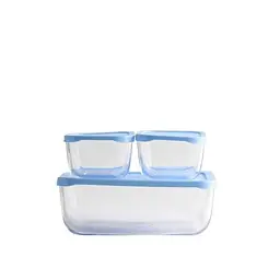 Набір контейнерів Pasabahce Snowbox 1225 мл та 275 мл 3 шт. (96881) - мініатюра 4