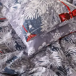 Простирадло MirSon Бязь 17-0657 Mistletoe 200x220 см (2200009611582) - мініатюра 5