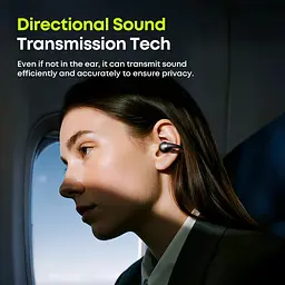 Кісткові бездротові навушники-кліпси Langsdom T-30 Pro зі спрямованим Hi-Fi звуком, Bluetooth 5.4, активним AI шумоподавленням та IP65 фіолетовий - мініатюра 4