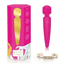 Вібромасажер Rianne S: Bella Mini Wand Rose, 10 режимів, медичний силікон, подарункове паковання - мініатюра 6