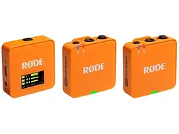 Мікрофонна радіосистема Rode Wireless GO Gen 3 Oragne