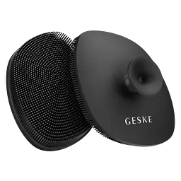 Щітка для обличчя GESKE Facial Brush 4 в 1 з тримачем сіра - мініатюра 3