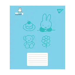 Зошит Yes Miffy Bunny А5 12 аркушів лінія (767618), в асортименті - мініатюра 4