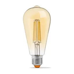 Лампочка Videx Filament ST64FAD 6W E27 2200K 220V (VL-ST64FAD-06272)
