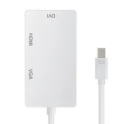 Перехідник mini DisplayPort M HDMI/VGA/DVI (24+5), FHD 1080p - мініатюра 6