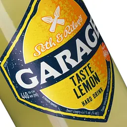 Пиво Seth&Riley's Garage Hard Lemon, світле, 4,6%, 0,44 л (681022) - мініатюра 5
