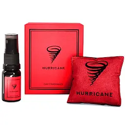 Ароматизатор автомобільний Hurricane RED Standart NEW (В комплекті Спрей 10 мл) - мініатюра 6