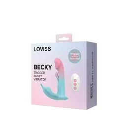 Вібратор Loviss Becky Trigger Panty Vibrator, носимий, вібрація + манливий рух, пульт ДК - мініатюра 5