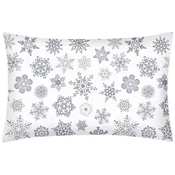 Набір наволочок Cosas Snowflakes gray 50х70 см сірий (SetPillow_SnowflakesGrey_50х70)