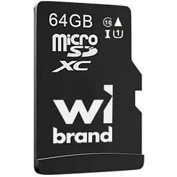 Карта пам'яті Wibrand 64GB mictoSD class 10 UHS-I (WICDXU1/64GB)
