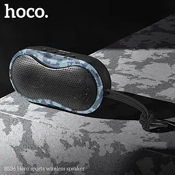 Портативна акустика Hoco Hero sports BT5.0 TWS BS36 чорна - мініатюра 7