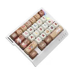 Клавіатура Ajazz AK029 Meow Magnetic Switch USB UA Beige (AK029-M-Y) - мініатюра 6