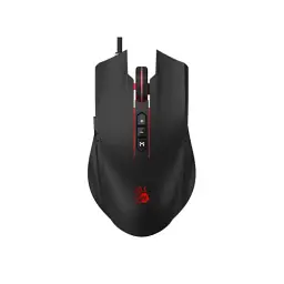 Миша Bloody ES7, Stone Black, USB, оптична (сенсор PixArt), 100-6000 cpi, 15G, 45 IPS, RGB підсвічування, 8 програмованих кнопок, 1.8 м