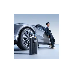 Автомобільний насос Baseus PrimeTrip VA1 Wired and Wireless 2-in-1 Tire Inflator Cosmic Black C11169001121-00 - мініатюра 6