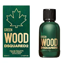 Туалетна вода для чоловіків Dsquared2 Wood Green Pour Homme 50 мл - мініатюра 2