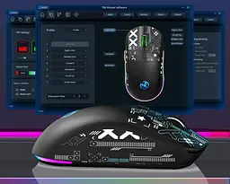 Комп'ютерна миша HYSJ Т90 бездротова, безшумна з акумулятором 2,4G+Bluetooth Black - мініатюра 7