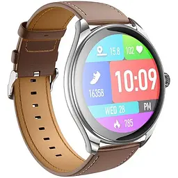 Смарт-годинник Hoco Y22 Amoled 36mm, 200 mAh, IP67 Silver (6942007628990)