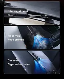 Бездротовий автопилосос Baseus A0 Pro Car Vacuum Cleaner - мініатюра 10