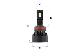 Комплект світлодіодних ламп Infolight S1 H11 50W - мініатюра 3