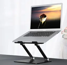 Підставка для ноутбука планшета OfficePro LS-111-B Alloy Aluminum Black - мініатюра 2