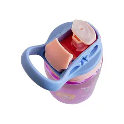 Пляшка для води Baby bottle LB400 500ml фіолетова пляшка для води з трубочкою - мініатюра 3
