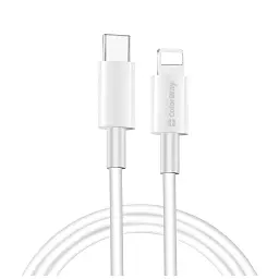 Дата кабель USB-C to Lightning 1.0m 3A white ColorWay (CW-CBPDCL032-WH)
