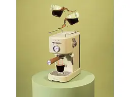 Ріжкова кавоварка еспресо Cecotec Cumbia Power Espresso 20 Retro Green (CCTC-01723) - мініатюра 4