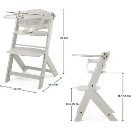 Стільчик для годування Kinderkraft Enock Beige (KKKENOCBEGF0000) - мініатюра 9