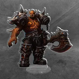 Акрилова колекційна фігурка World of Warcraft Орк Гаррош Пекельний Крик 15 см - мініатюра 2