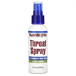 Для горла Throat Spray with Grapefruit seed extract 118 ml Nutribiotic vit0006057