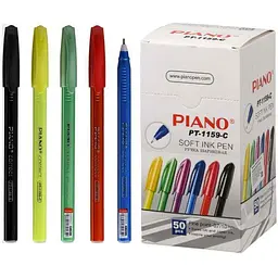 Ручка масляна PIANO синій PT-1159 в асортименті