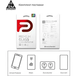 Скло захисне Armorstandart Full Glue Xiaomi Redmi 10A / 9A / 9С Black (ARM56265-GFG-BK) - мініатюра 6