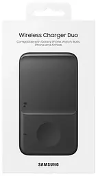 Бездротова зарядна підставка Samsung Wireless Charger Duo+ TA (EP-P4300TBRGRU) - мініатюра 4