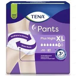 Підгузки для дорослих Tena Pants Plus Night Extra Large 10 шт (7322542133569) - мініатюра 2