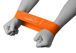 Резинка для фітнесу PowerPlay 4140 Level 1 Stretch Band (1-5 кг) Помаранчева (PP_4140_Orange) - мініатюра 7