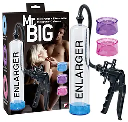 Чоловіча помпа Mr. Big 3 Sleeve System прозора