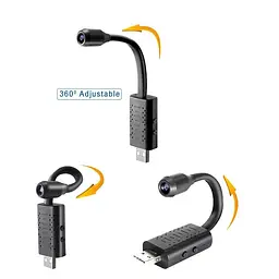 Wifi камера USB на гнучкому шлейфі Jianshu U21, запис 640х480P, без акумулятора, Iwfcam app (101123) - мініатюра 3