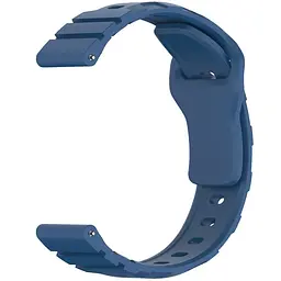 Силіконовий ремінець Defense для Smart Watch 20mm Blue - мініатюра 2
