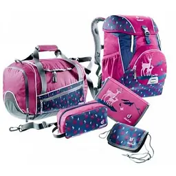 Набір шкільний Deuter OneTwoSet Hopper Magenta Deer (1052-3880117 5018 (SET))