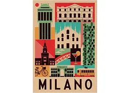 Пазл Clementoni Мода в Мілані, Італія (Style in the City - Milano Puzzle - 1000 pcs.), 1000 ел. (39842) - мініатюра 2