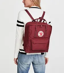Міський рюкзак Fjallraven Kanken 16 л Classic Бордовий - мініатюра 6