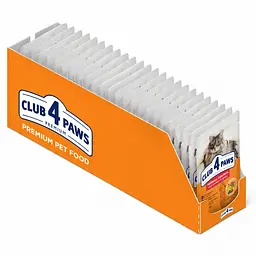 Влажный корм для котов Club 4 Paws Hairball Control 80 г x 24 B5612111