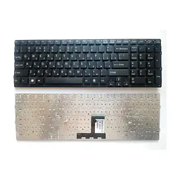 Клавіатура ноутбука Sony VPC-EC Series чорна RU (A43369)