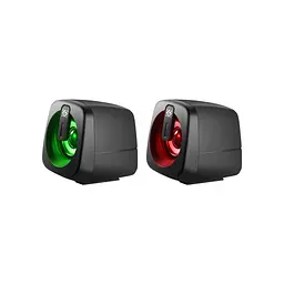 Акустична система Defender J1 LED USB, чорна (65961) - мініатюра 5