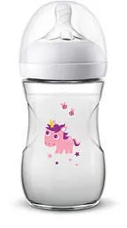 Пляшка для годування Philips Avent Natural Єдиноріг, 260 мл (SCF070/25) - мініатюра 2