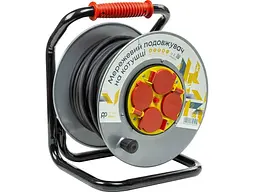 Подовжувач на котушці PowerPlant JY-20022/25 25 м (EX610525) - мініатюра 2