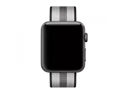 Ремінець Apple Black Stripe Woven Nylon Band (MQVR2) для Watch 44/45/46/49 mm - мініатюра 2