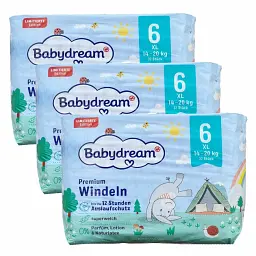 Підгузки Babydream Premium 6 (14-20) кг 96 шт